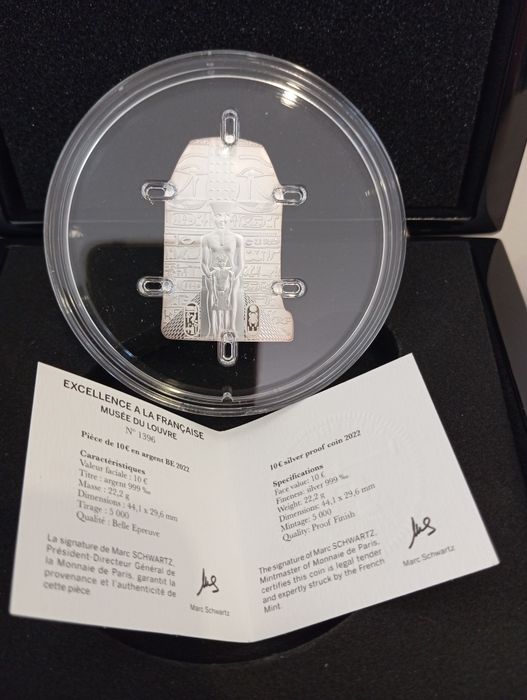 Museu do Louvre, Prata Proof, França (Reservada)