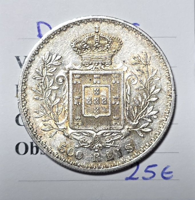 500 reis 1891 D.carlos i