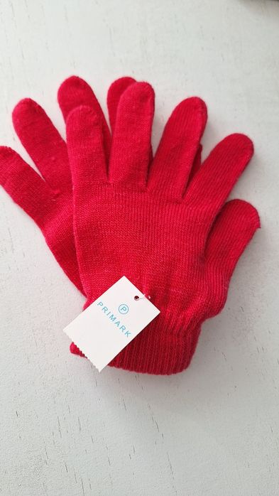 Primark nowe różowe rękawiczki