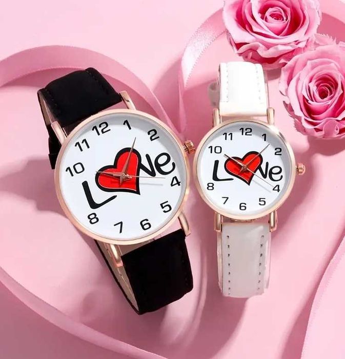 Conjunto 2 relógios "Love" [Novos e embalados