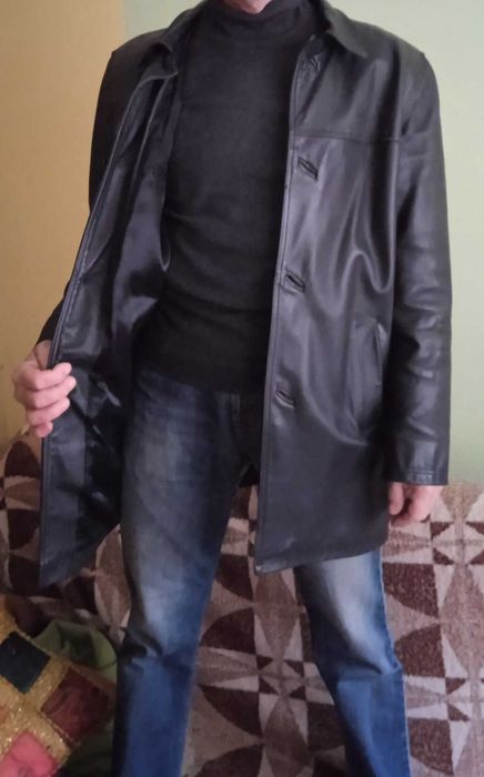 Куртка кожаная мужская