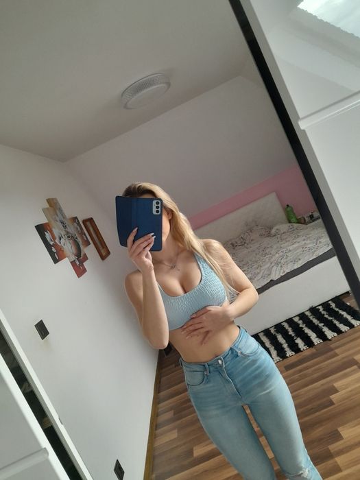 Crop top stanik nowy strój kąpielowy bikini biustonosz xs s m