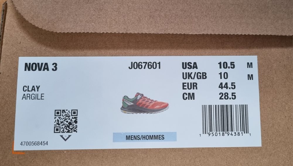 Беговые мужские кроссовки  МЕРРЕЛЛ (MERRELL TACTIСAL NOVA 3) 41р-р