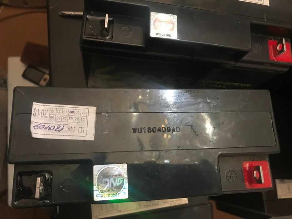 Гелевые аккумуляторы 12V 18Ah для бесперебойника APC