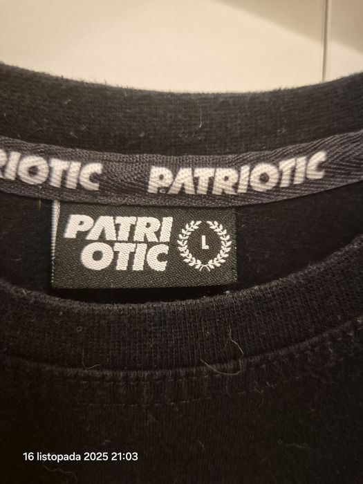 Koszulka PATRIOTIC roz L bawełna