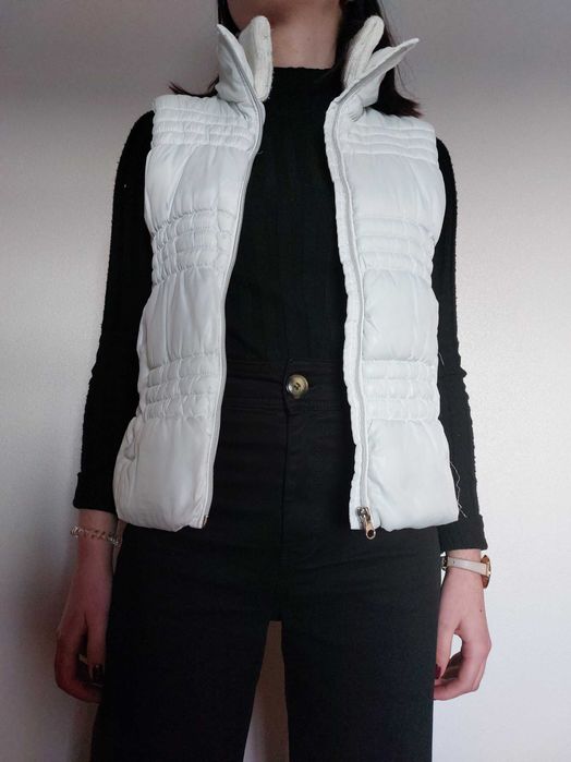 Colete branco Zara