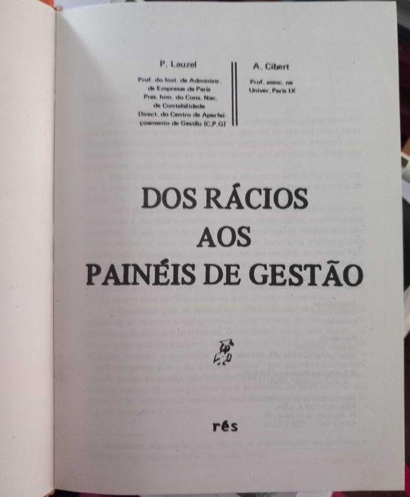 Dos Racios aos Paineis de Gestão de Pierre Lauzel