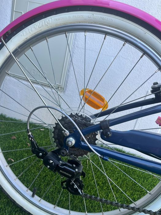 Bicicleta B-Twin (roda 24) - Como Nova