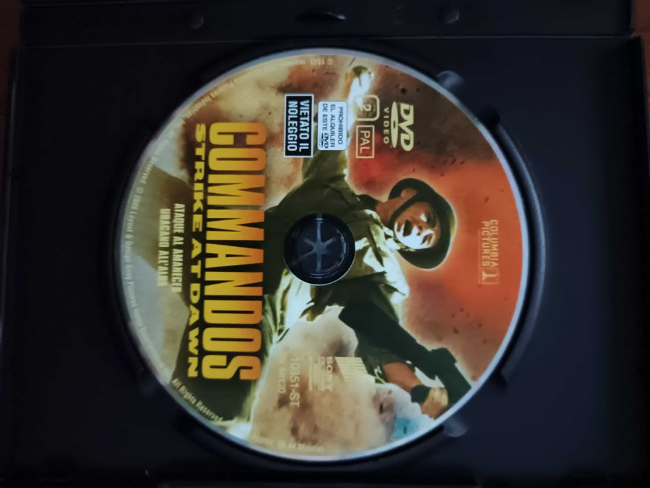 filme dvd original  - os comandos atacam ao amanhecer