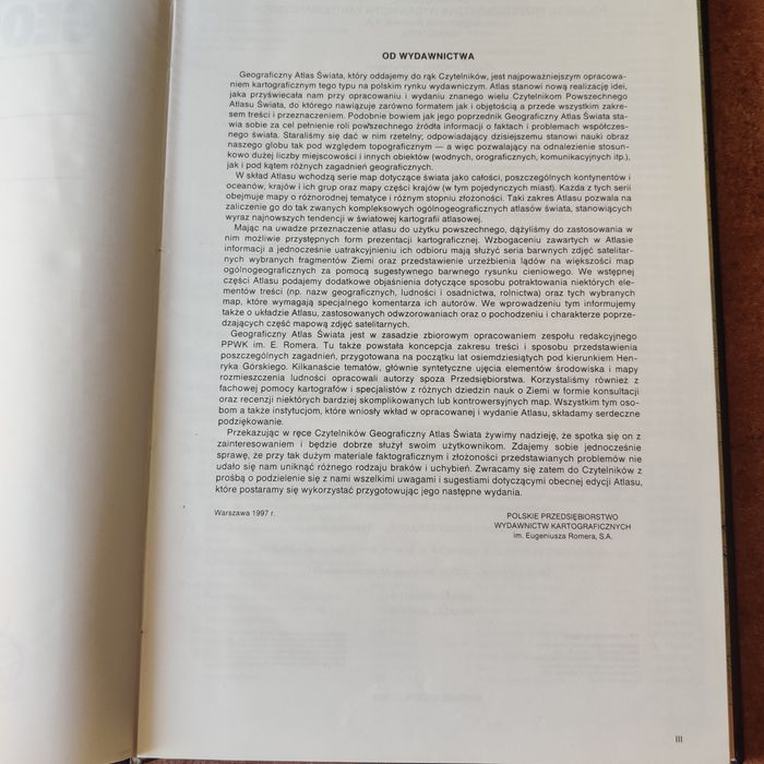 Geograficzny atlas świata