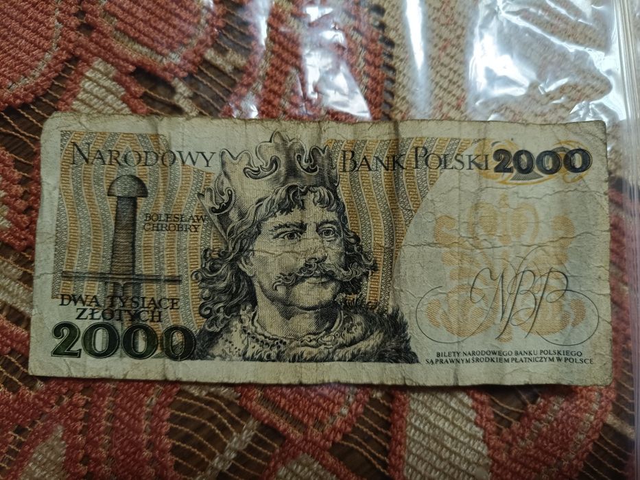 Stary historyczny banknot