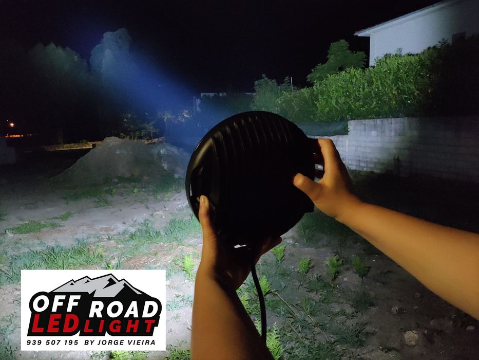 Faróis led 225W 9"