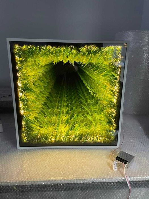 Caixa LED Espelho Infinito 3D – Decoração Premium Personalizada