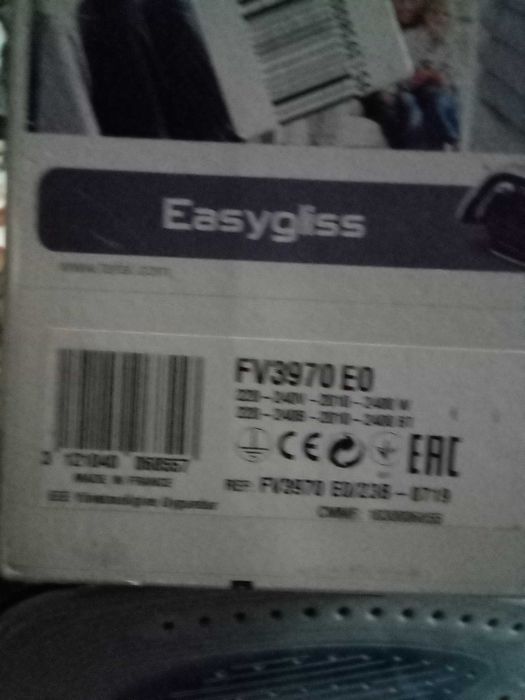 Праска TEFAL Easygliss,FV3970EO, кераміка,б/в, працююча
