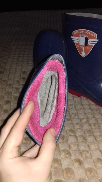 Детские резиновые сапоги