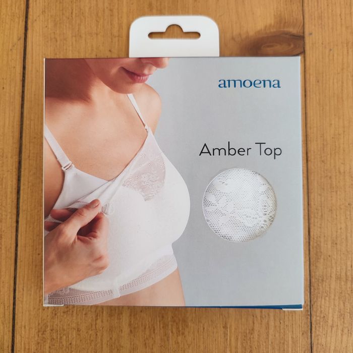 Amoena top Amber 75C/D biały na biustonosz dla amazonki