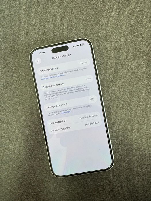 iPhone 16 Plus 256GB Branco | 91% Bateria | Como Novo