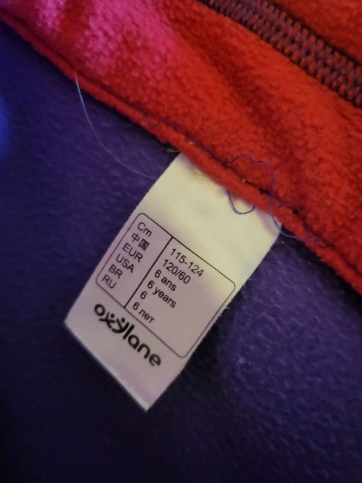 Bluza polar Decathlon na 6 lat 115 124