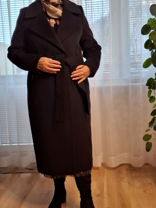 Płaszcz wełna z domieszką