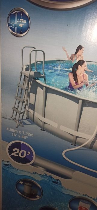 Basen bestwey  4.88*1.22 części