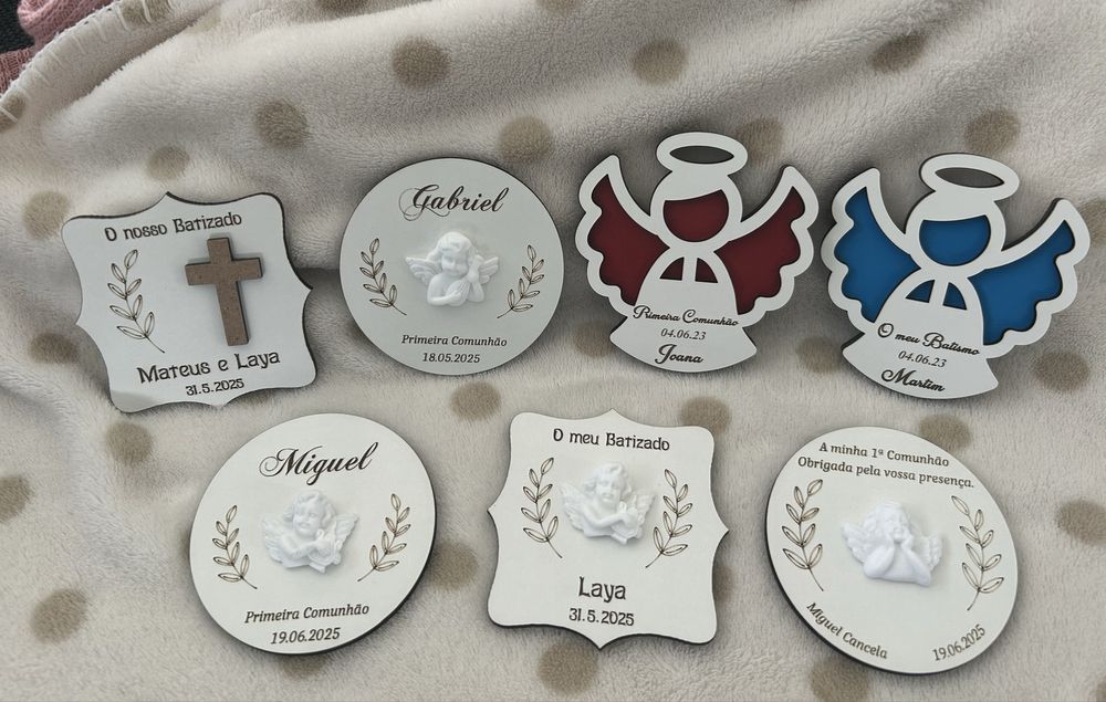 Lembranças batizado e comunhão personalizadas