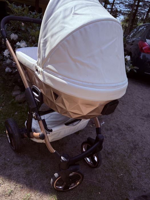 Wózek 2w1 Junama Diamond z Eko-Skóry