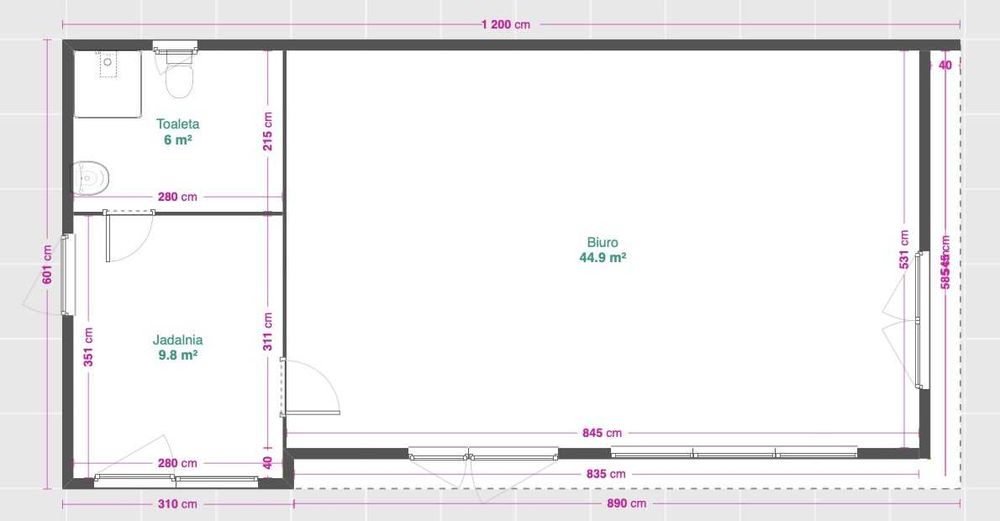 Biuro Modułowe 72m2 | Kontener Biurowy | ARTHome