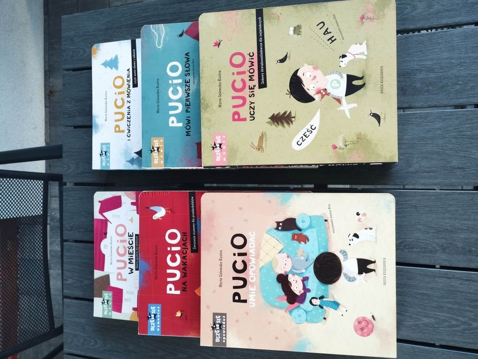 Ksiązki PUCIO - zestaw 6 sztuk