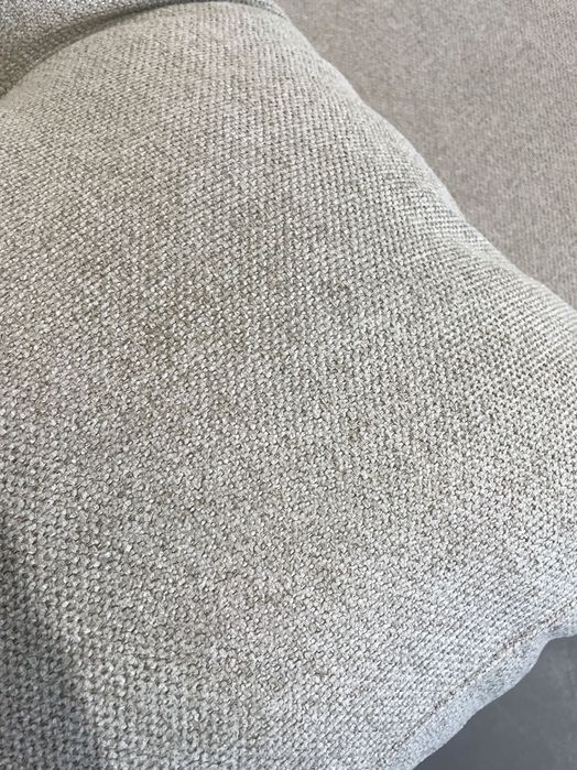 Sofá Beje 3 lugares, extensível com chaise long