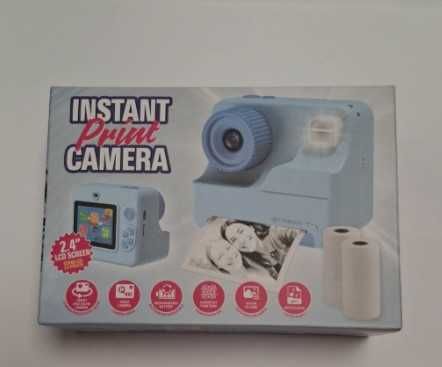 Aparat Instant Print Camera Niebieski Nowy