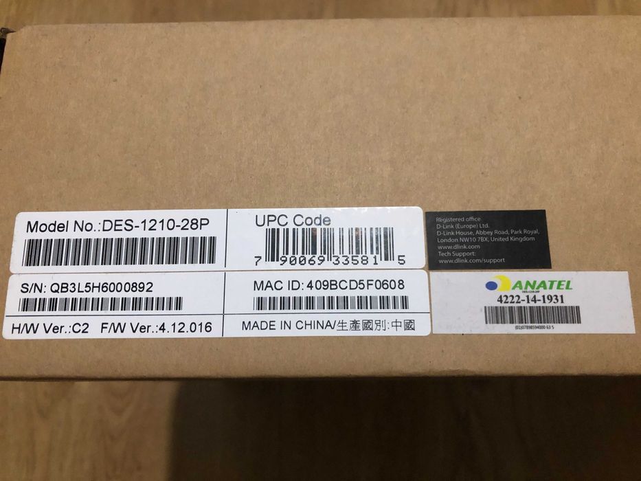 Коммутатор D-Link DES-1210-28P