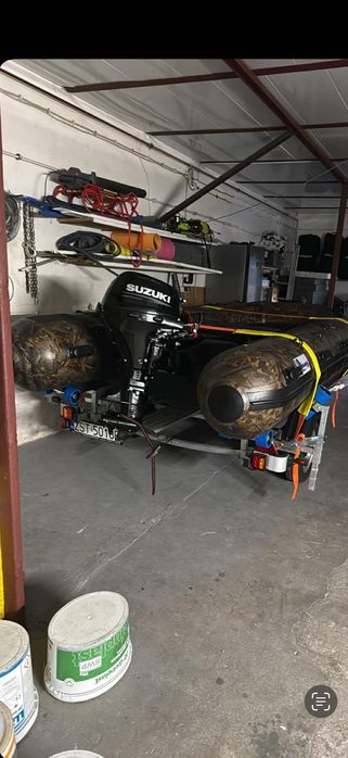 Zestaw Ponton Kraken 400W +Suzuki DF 20 AS + Przyczepa Micro Carr 1