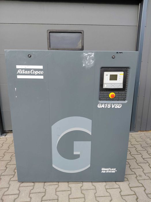 Sprężarka Śrubowa Kompresor ATLAS COPCO 15 kw FALOWNIK