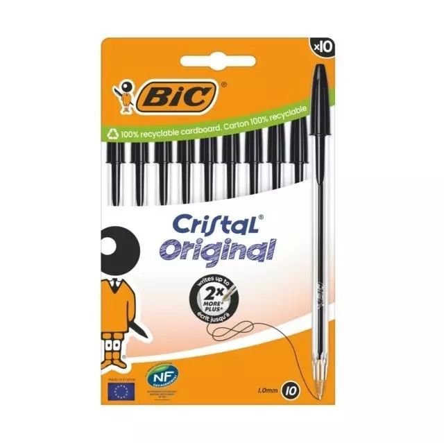 Długopis Cristal Original 10szt czarny BIC. BIC. Nowy Produkt