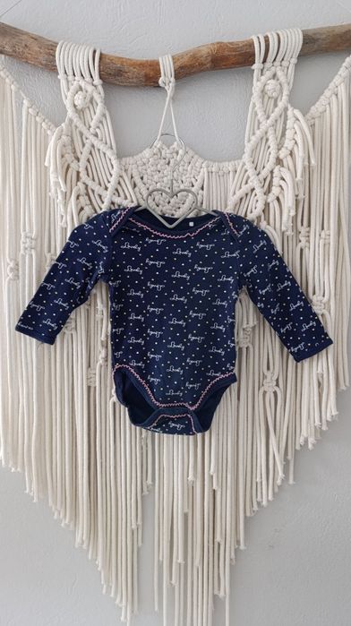 Liegelind body z długim rękawem granatowe roz.62/68