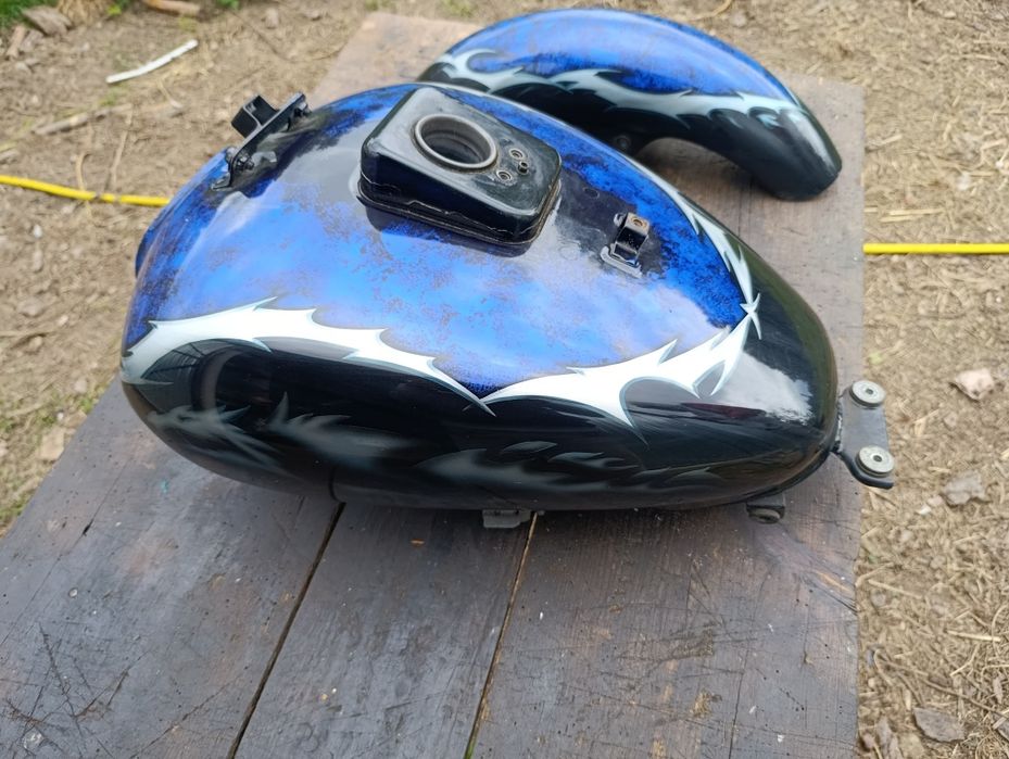Zbiornik paliwa Kawasaki El 125 Eliminator bak nadkole błotnik przód