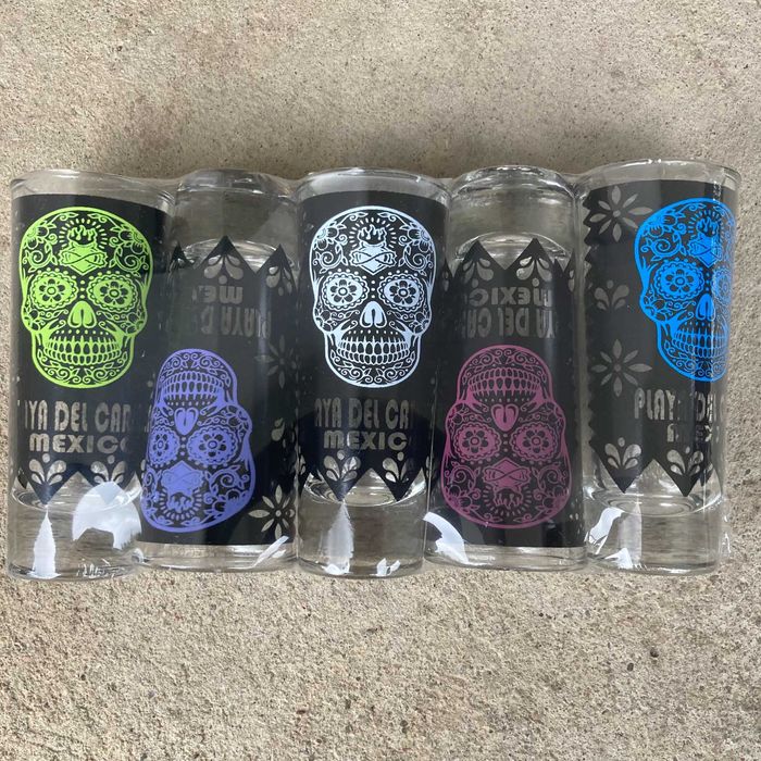 Zestaw 6 kieliszków z Meksyku do tequili