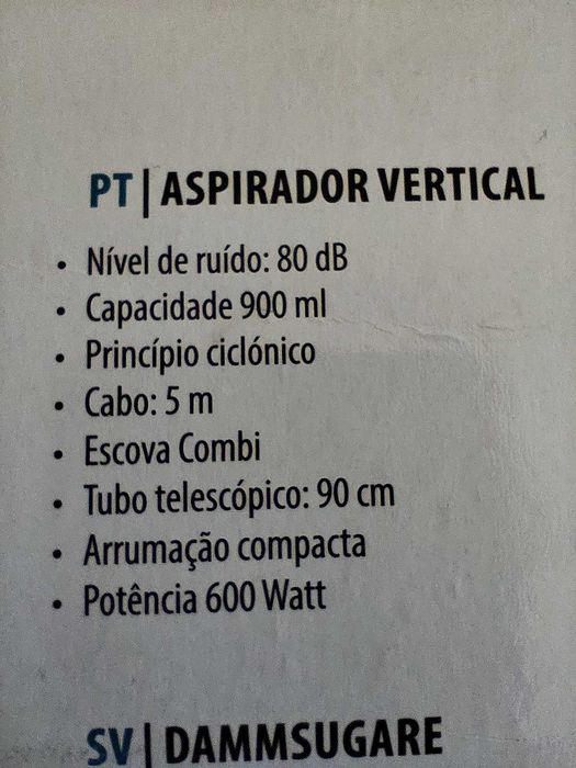 Aspirador Vertical TRISTAR SZ-1918 = a novo