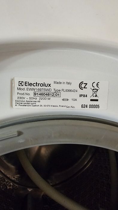 Okazja Pralka z suszarką Elektrolux EWW1697SWD  Pralkosuszarka