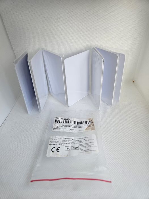 10x Karta zbliżeniowa NFC 13.56MHz 48B – nowe, białe, PVC