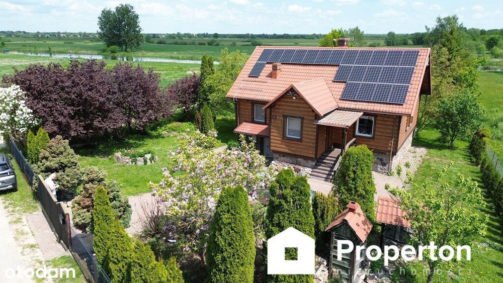 Klimatyczny dom z bala nad Narwią