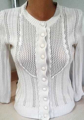 Кофта трикотажна на гудзиках р.42 (укр), піджак жіночий р.40-42 укр