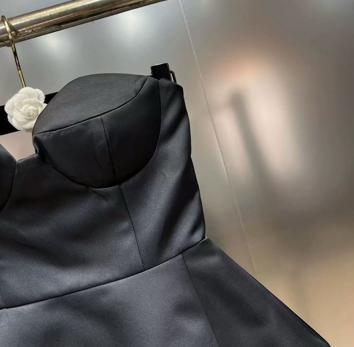 Мини платье чёрное