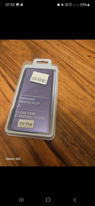 Etui clear view do samsung galaxy s10 plus