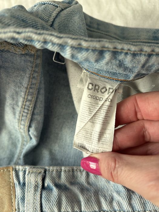 #cropp spodnie jeansowe niebieskie