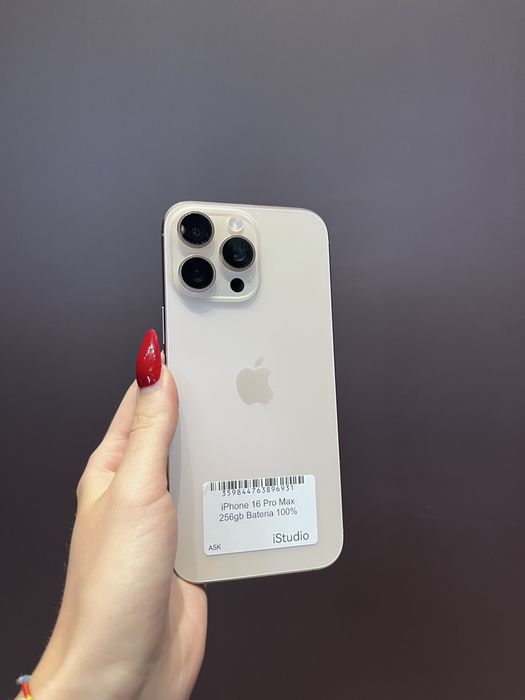 RATY 0% iPhone 16 Pro Max 256 GB BATERIA 100% GWARANCJA 12 miesiecy !!!