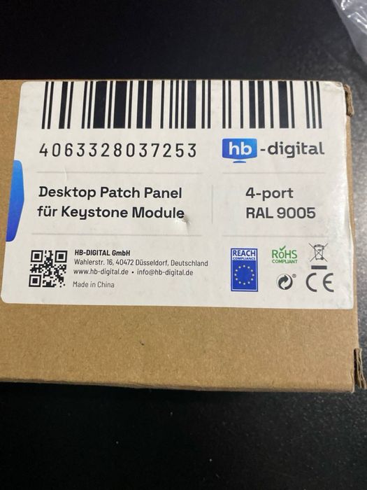Настільна патч-панель для Keystone-модулів