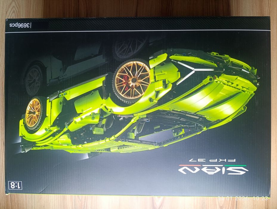 Klocki konstrukcyjne typu LEGO . Lamborghini  Sian FKP 37