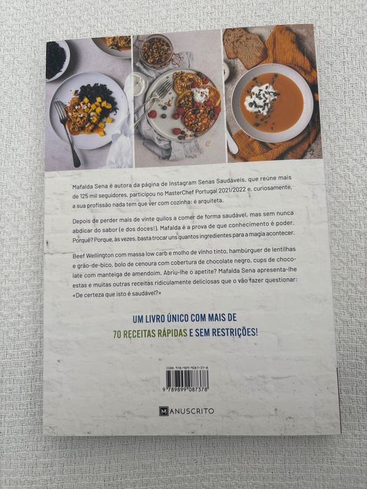 Livro “Senas Saudáveis” em muito bom estado