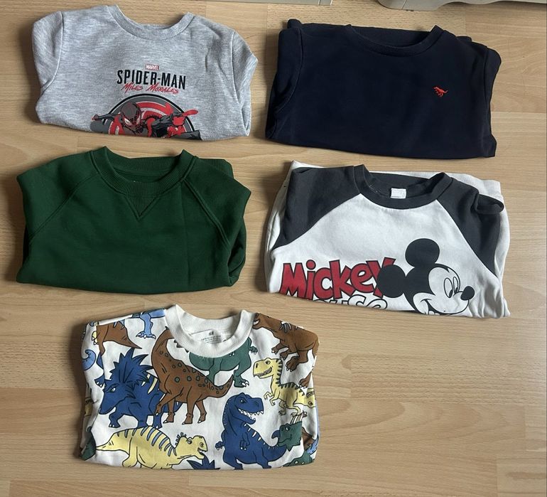 5 bluz chłopięcych H&M Next Primark